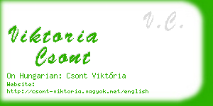 viktoria csont business card
